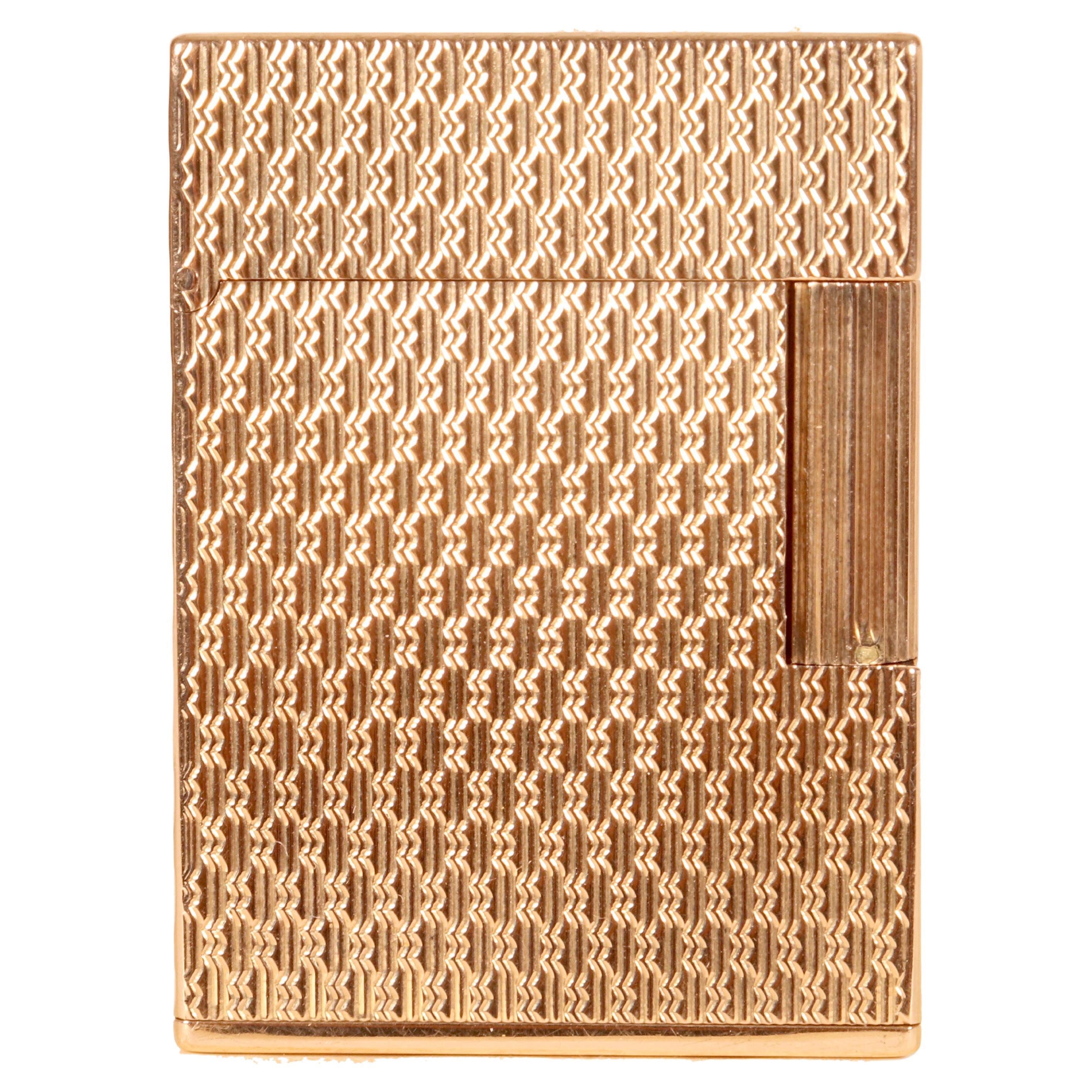 S.T. Accendino Dupont in oro 18 Kt, Parigi, anni '70. in vendita