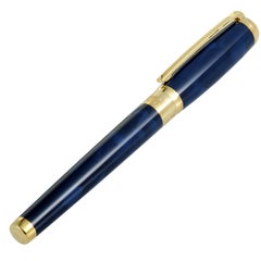 S.T. Dupont Line D Atelier Blue Medium Fountain Pen