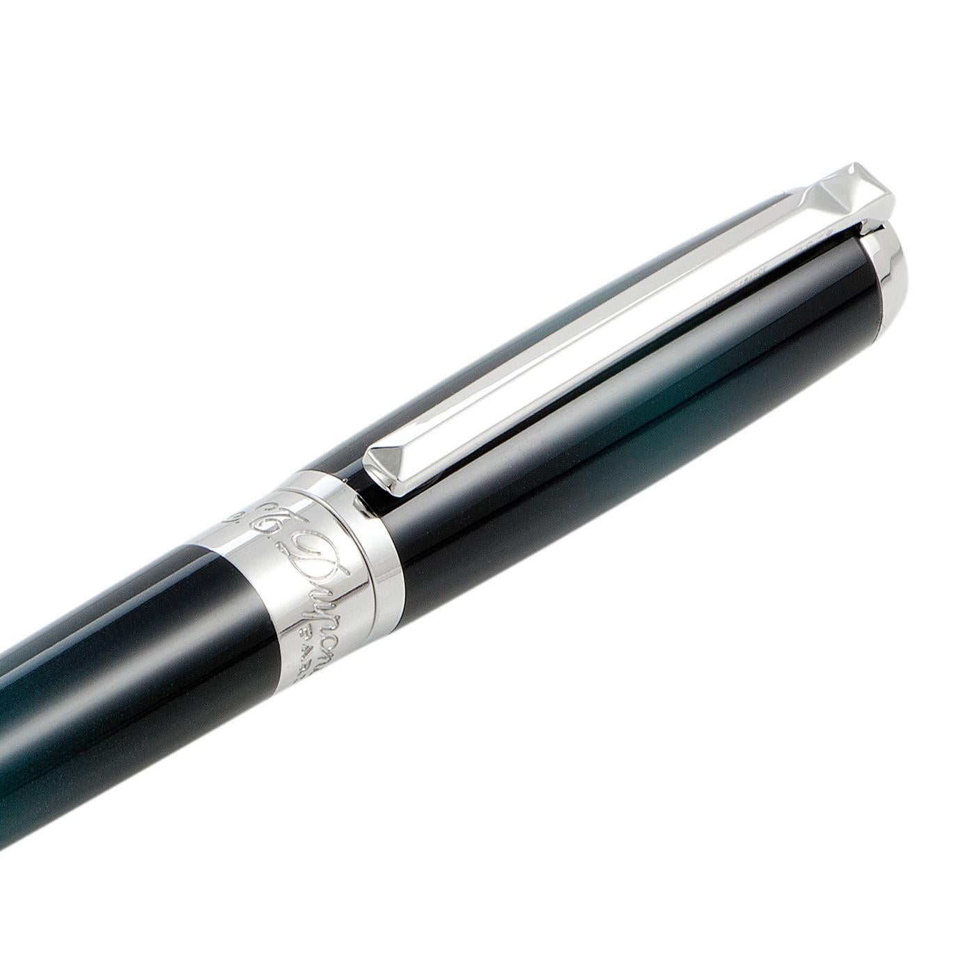 S.T. Dupont Line D Atelier Green Medium Rollerball Pen In New Condition In Southampton, PA