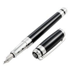 S.T. Dupont Line D Black Lacquer Fountain Pen