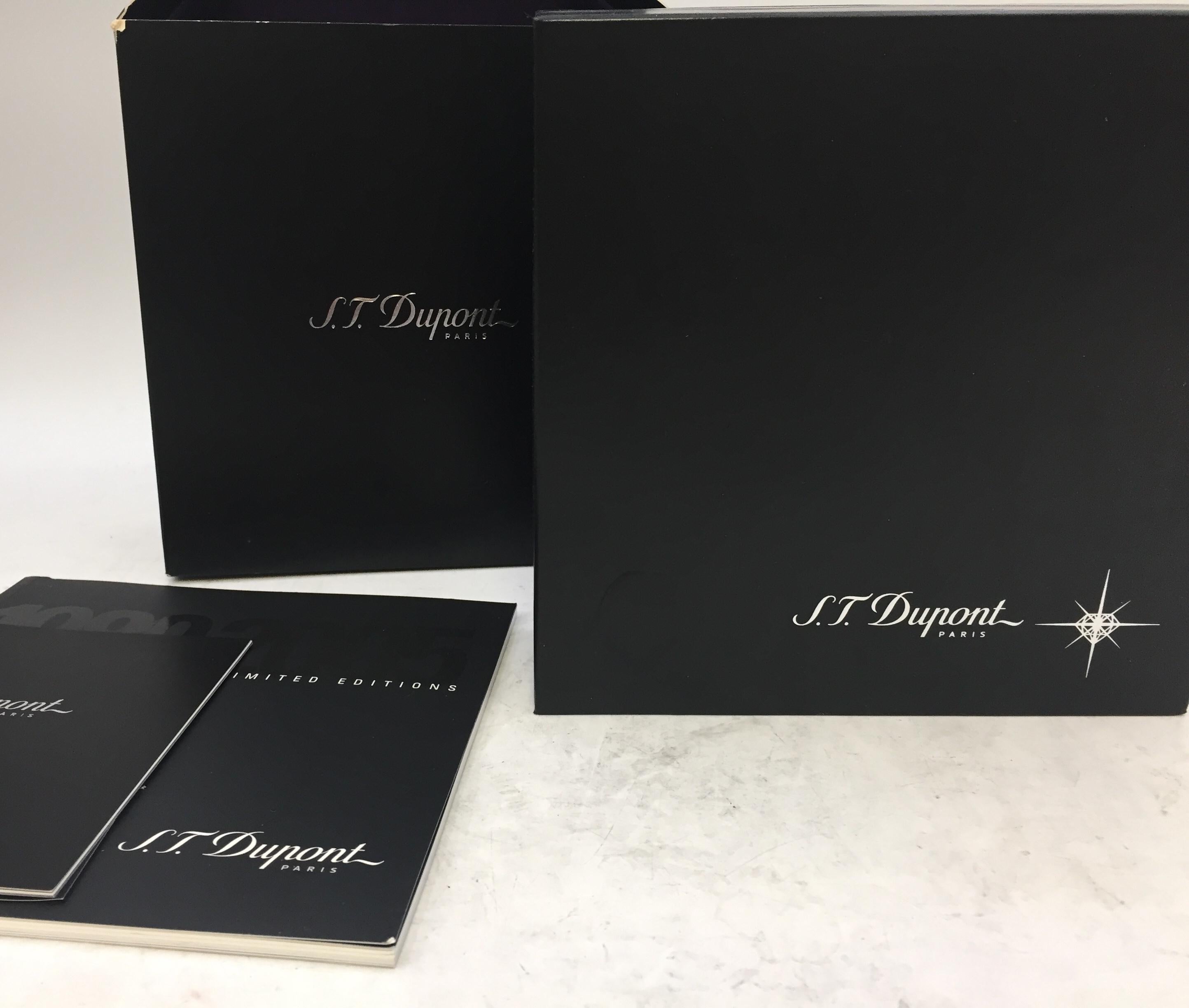S.T. Dupont Olympio stylo plumeau de fontaine en édition limitée avec diamants en vente 2