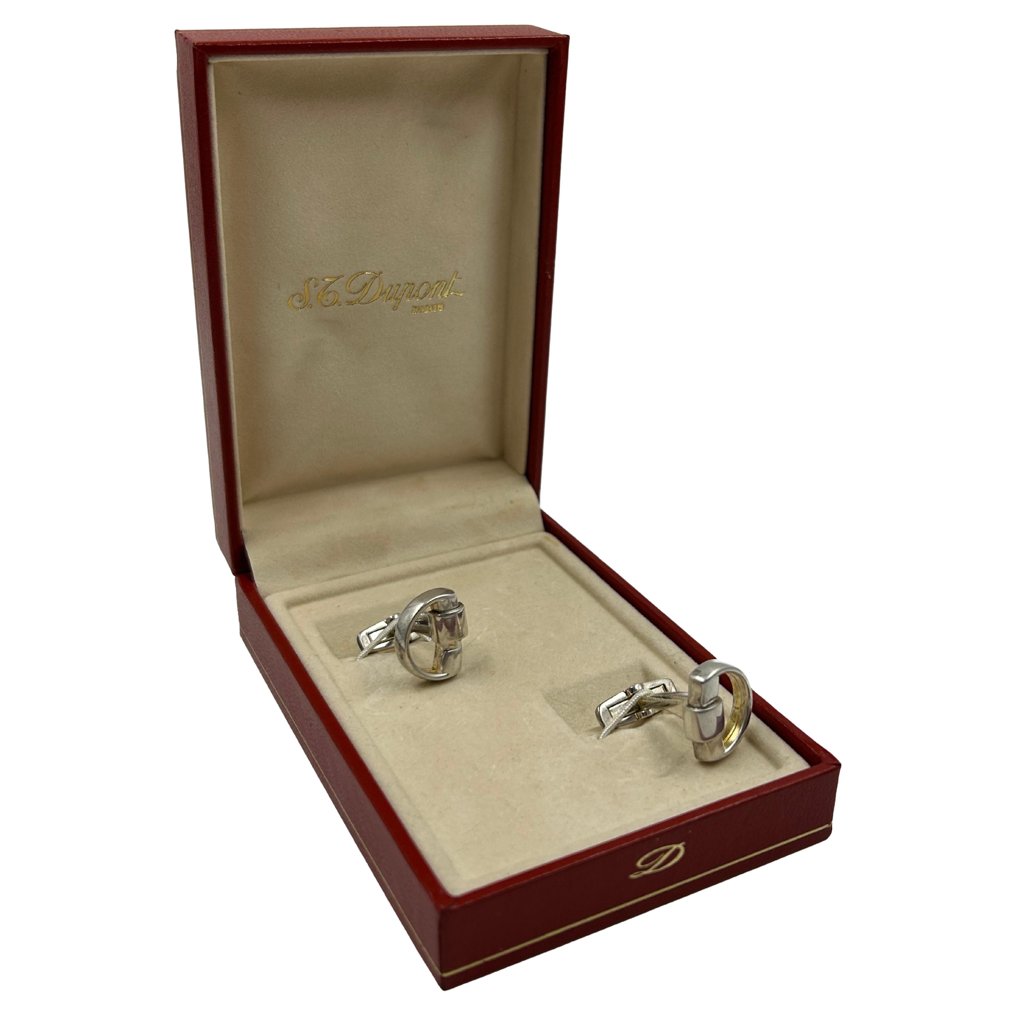 S.T. Gemelos Dupont Paris de plata maciza en venta