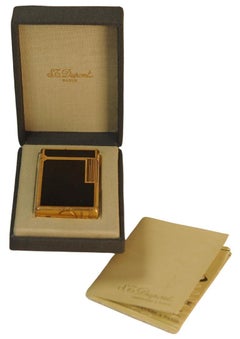 S.T Dupont Rare Gold Plated Ligne 1 Large Cigarette Lighter