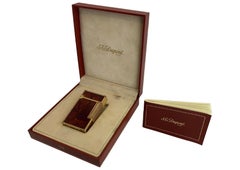 ST Dupont Seltene vergoldete marmorierte Laque De Chine Ligne 2 Gatsby