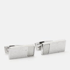 S.T. Dupont Silver Tone Cufflinks