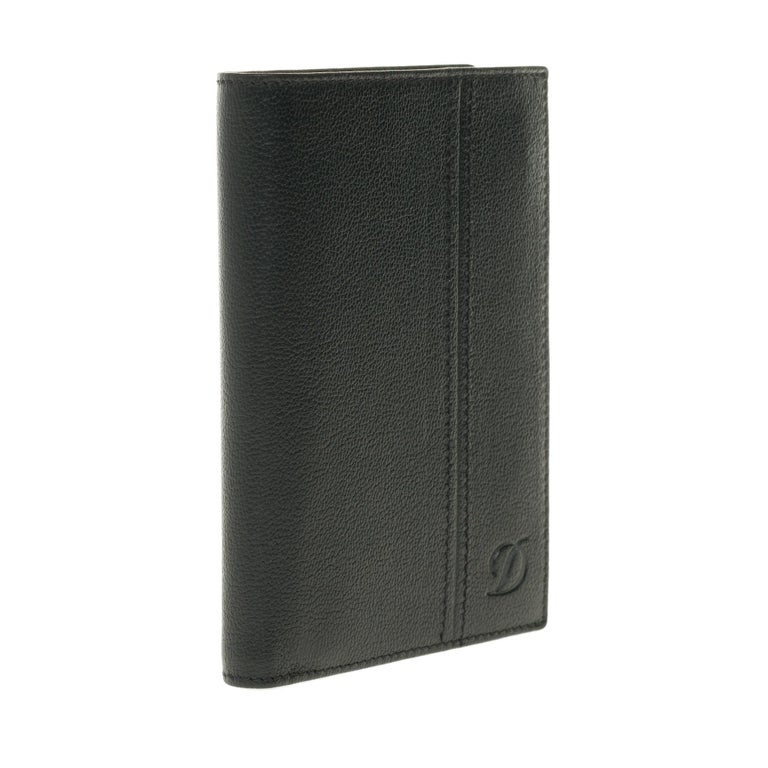 S.T. DUPONT Wallet/Card holder in black leather For Sale at 1stDibs | st  dupont wallets