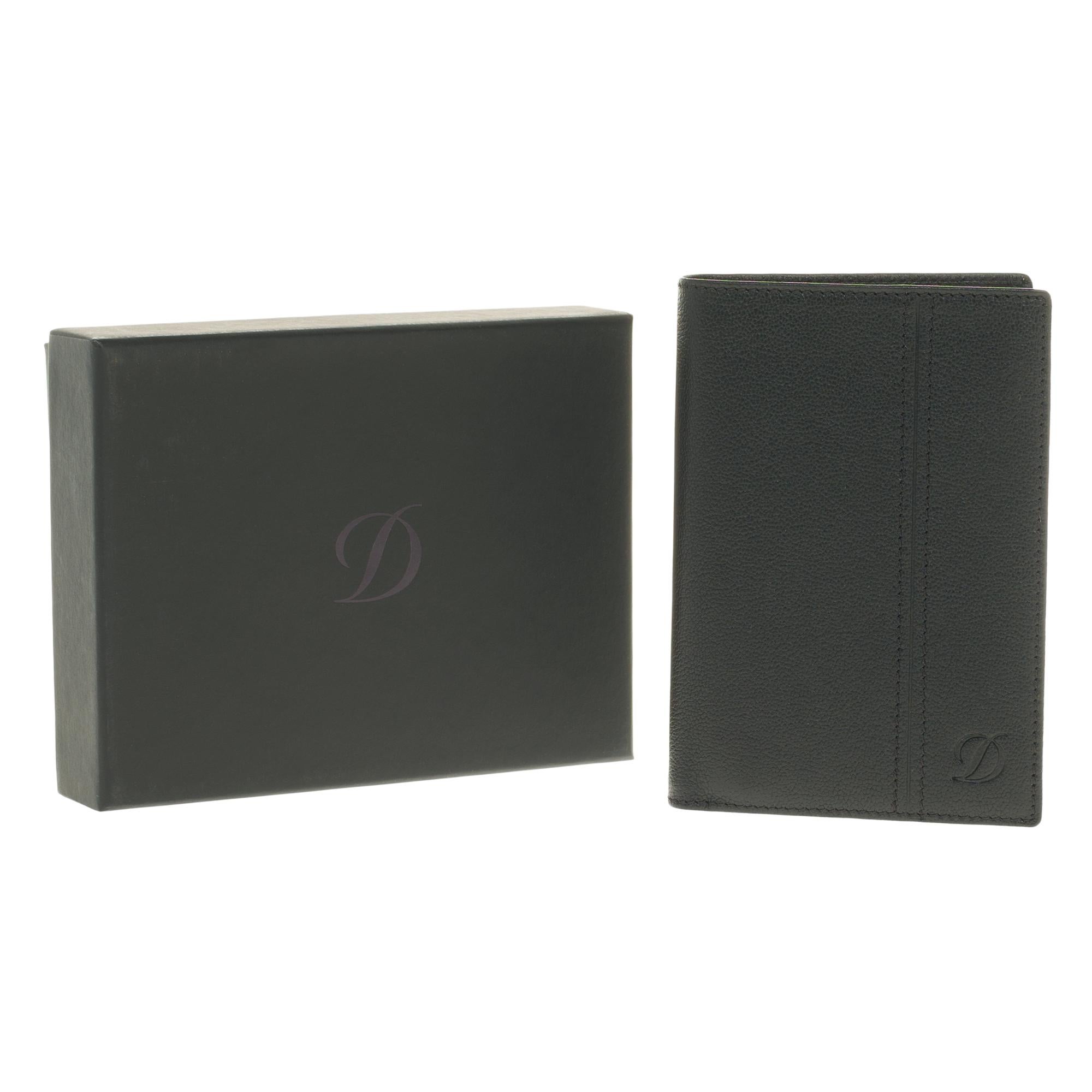 S.T. Portefeuille/porte-cartes DUPONT en cuir noir 1