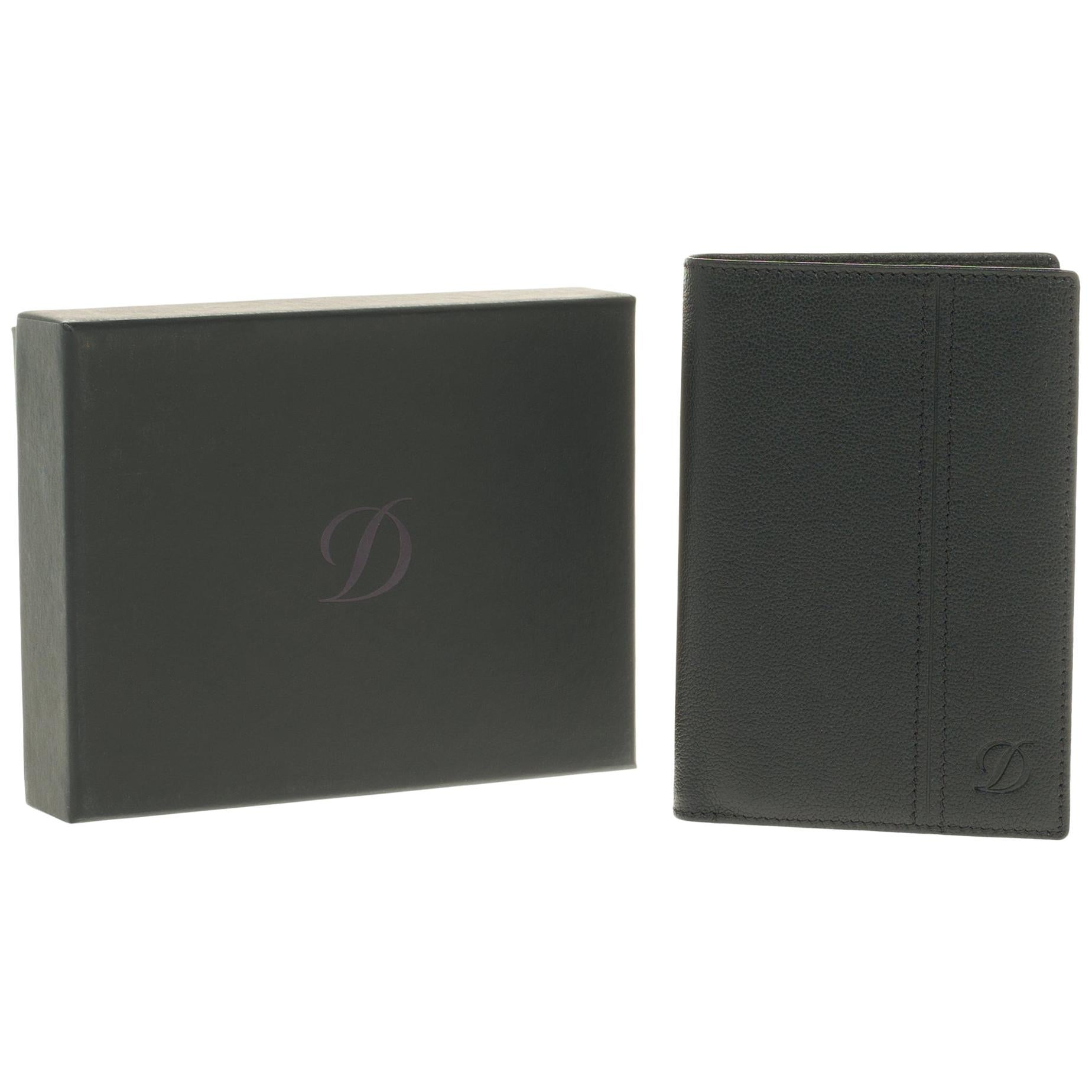 S.T. DUPONT Wallet/Card holder in black leather