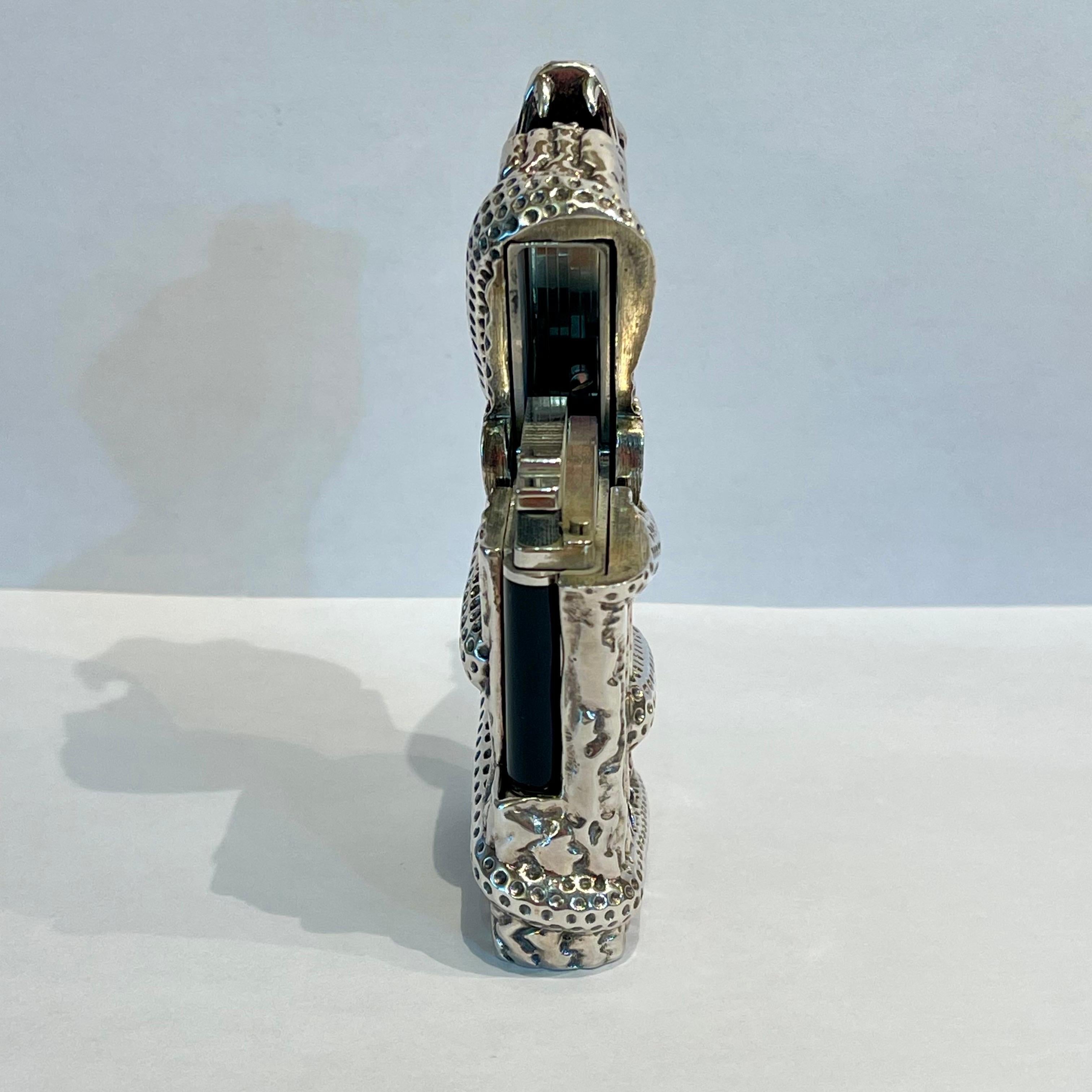 S.T. Dupont X Tournaire Limited Edition Snake Lighter (72/88), France, 2013 For Sale 2