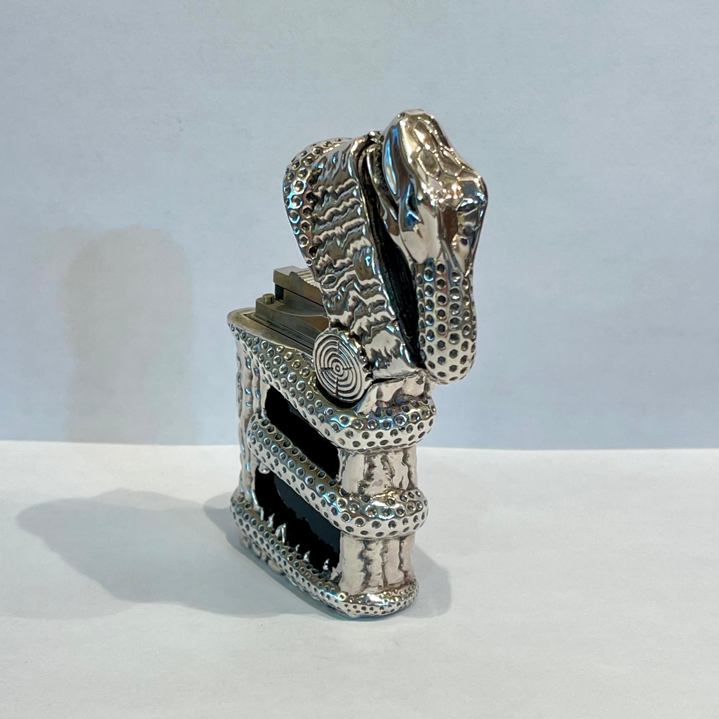 S.T. Dupont X Tournaire Limited Edition Snake Lighter (72/88), France, 2013 For Sale 5