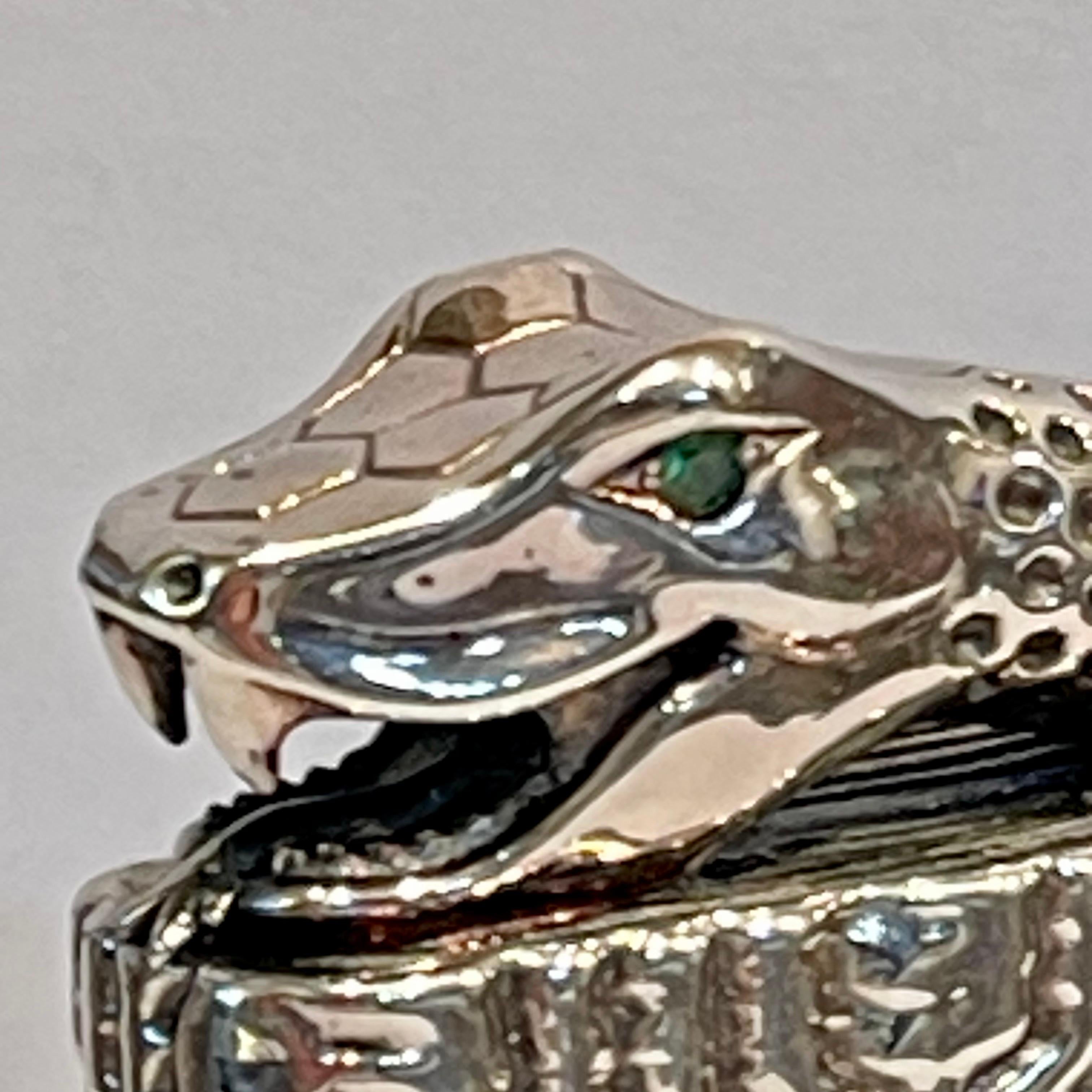 S.T. Dupont X Tournaire Limited Edition Snake Lighter (72/88), France, 2013 For Sale 7