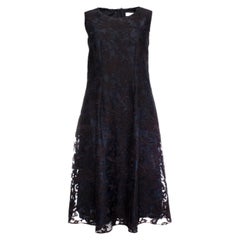 St. Emile, Blue embroidered dress with flowers