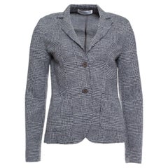 St. Emile, checkered gray pied de poule blazer