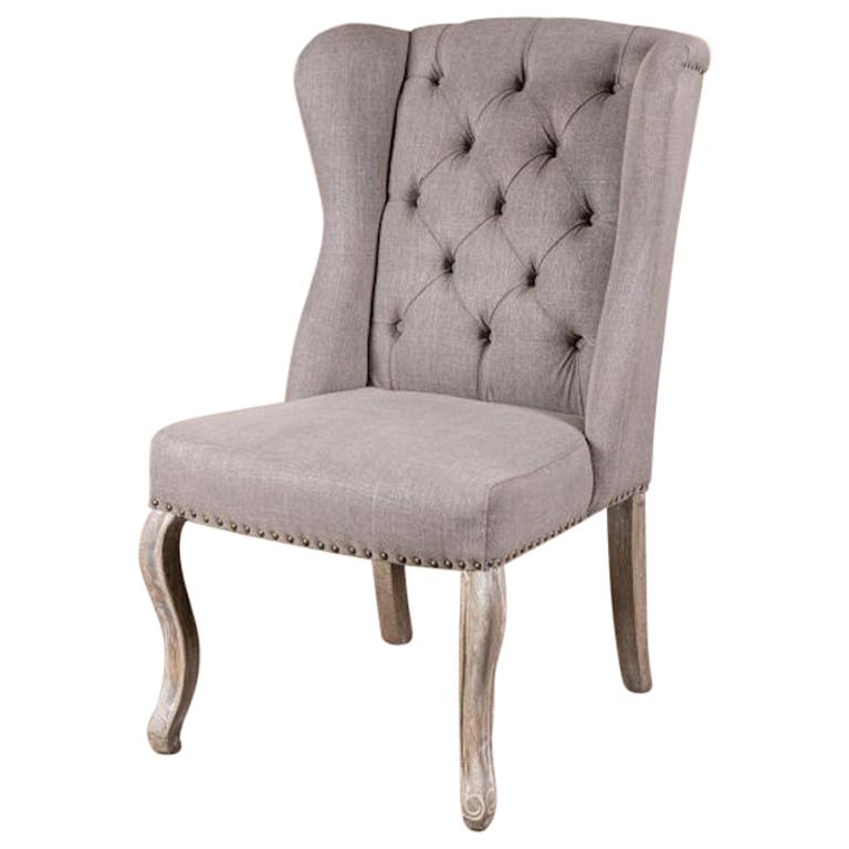 St. Emilion French Upholstered Dining Chairs, 20th Century For Sale