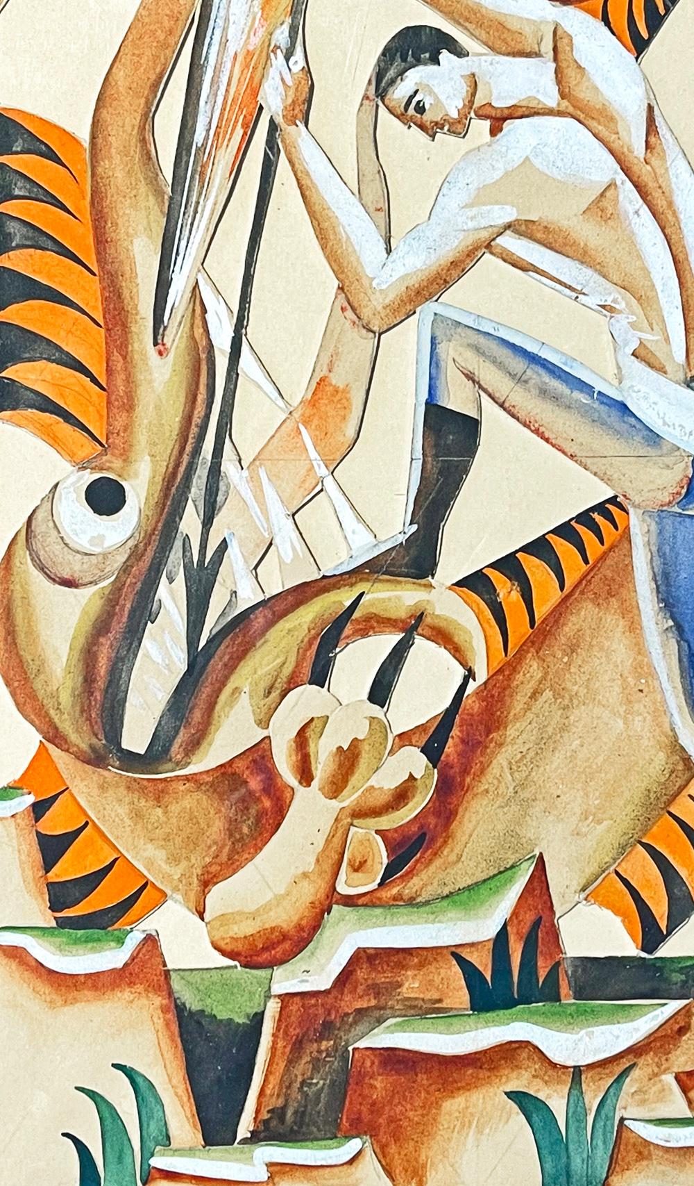 pintura san jorge y el dragon