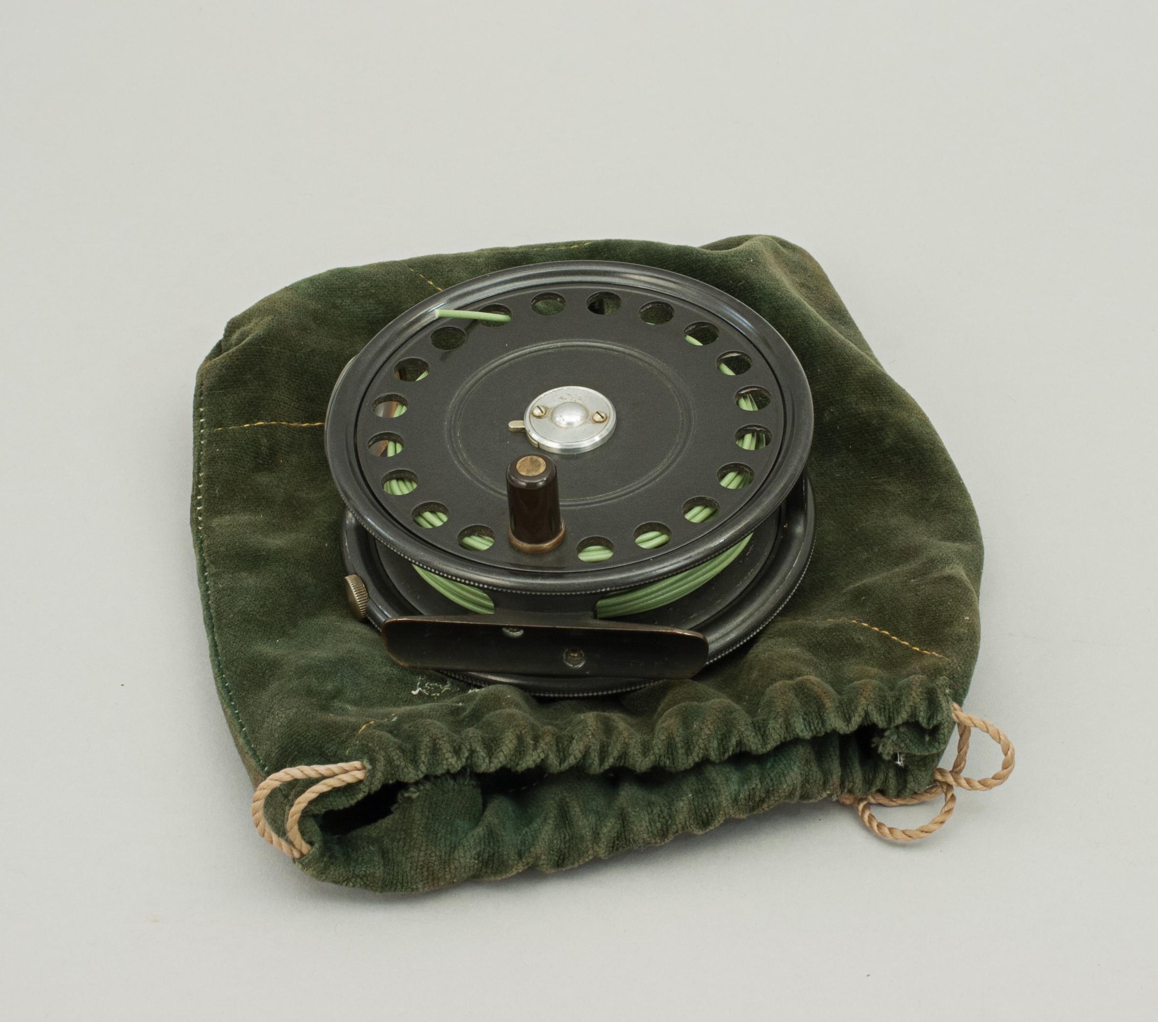Mid-20th Century St George Fly Fishing Reel by Hardy Bros