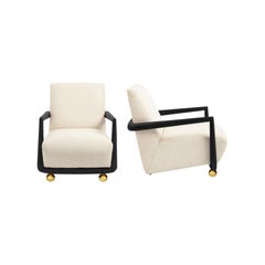St. Germain Linen Club Chair