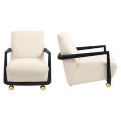 St. Germain Linen Club Chair