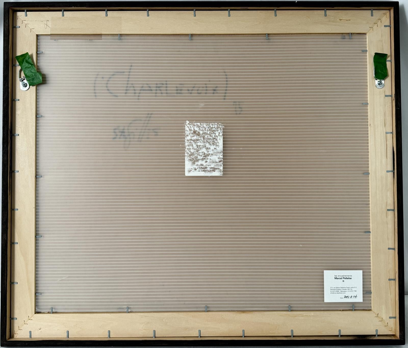 St-Gilles, canadese, nato nel 1956
Charlevoix, Quebec, 1975
Olio su pannello (masonite)
20 x 24 pollici (immagine)
 
Firmato in basso a destra;
firmato, datato e intitolato verso

incorniciato
