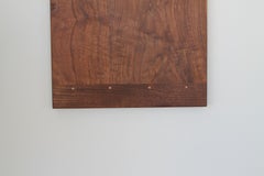 Tagliere in noce di Sant'Elena con estremità a forma di panino in stock