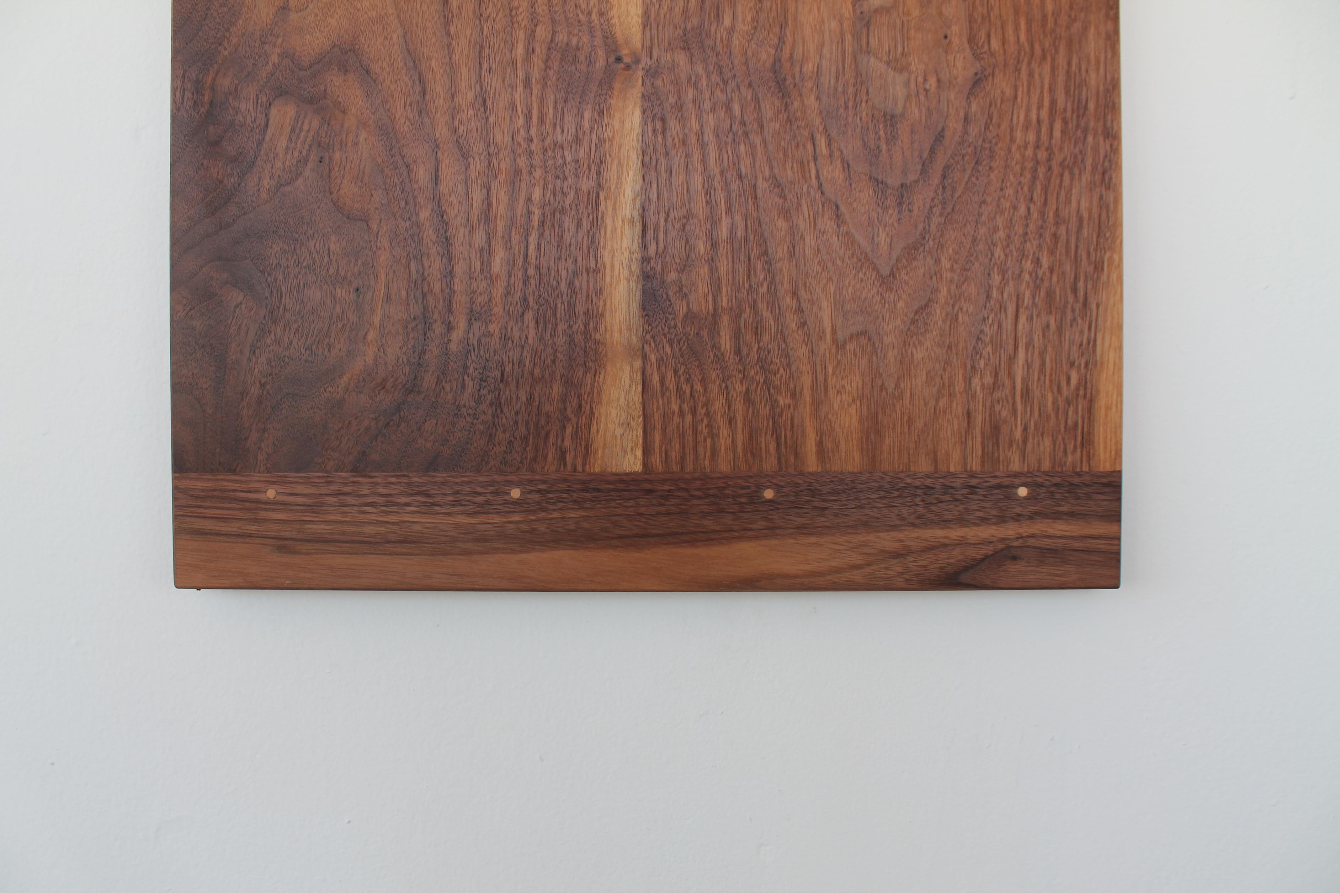 Shaker St Helena Walnut Cutting Board with Breadboard End in Stock For Sale