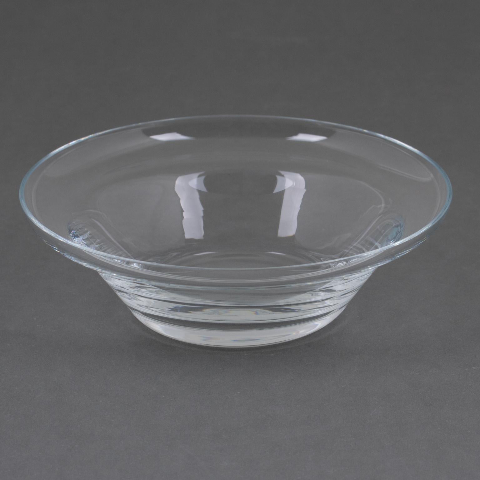 St Hilaire, Paris A Silver et Crystal Caviar Bowl Dish Server 2