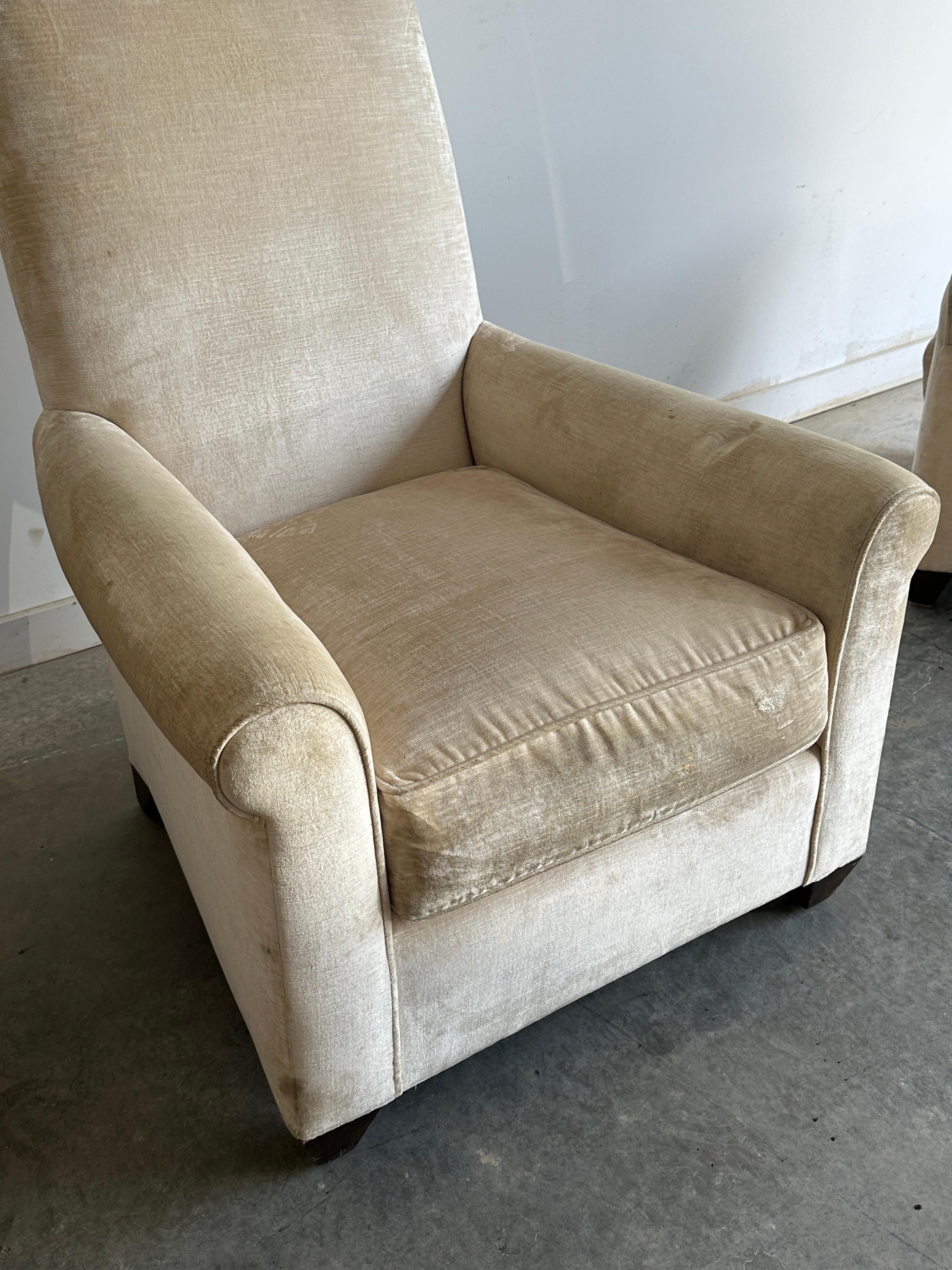 Late 20th Century St. James chair by Angelo Donghia for Donghia Inc For Sale