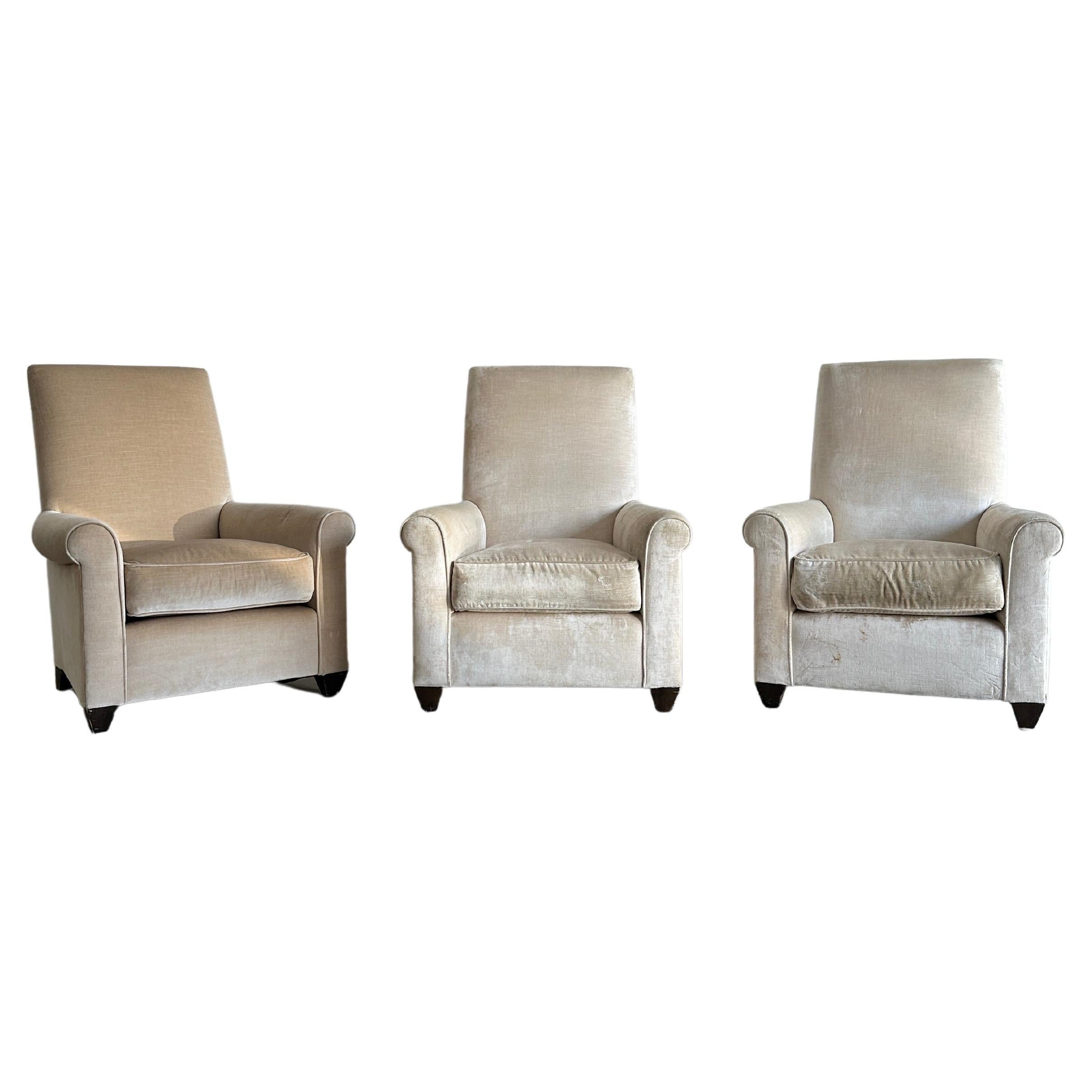 St. James chair by Angelo Donghia for Donghia Inc For Sale