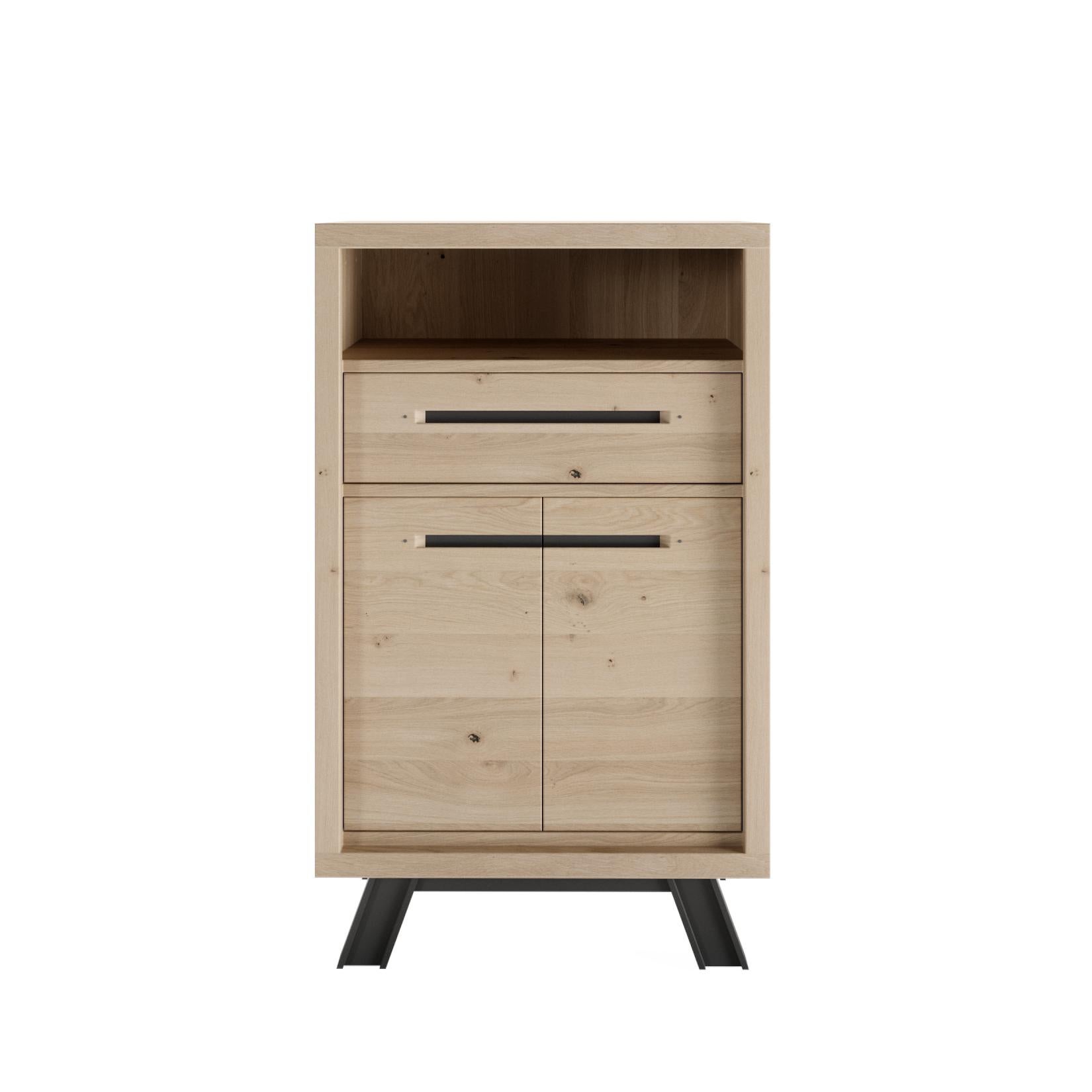 Industrial ST James Commode 2 Doors 1 Drawer 1 Niche For Sale