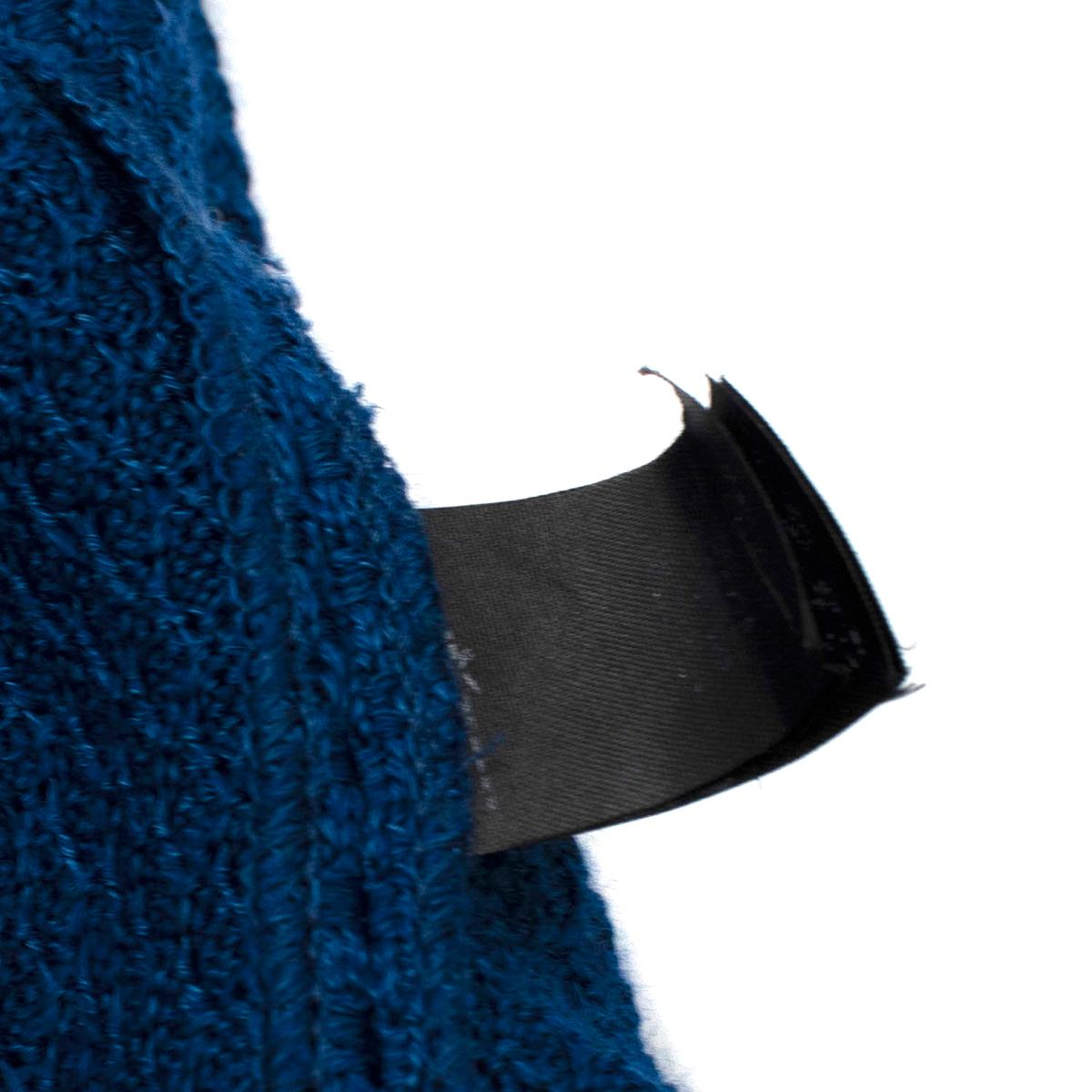 Women's St John Blue Tweed Blazer - Us Size 6 For Sale