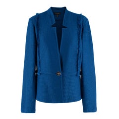 St John Blue Tweed Blazer - Us Size 6