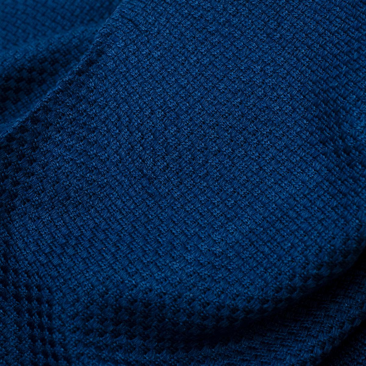 St John Blue Tweed Midi Dress - US size 10 For Sale 1