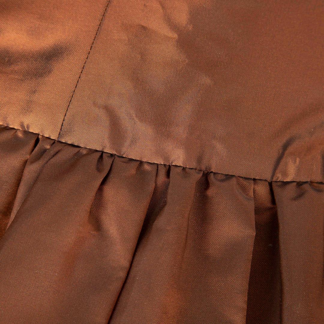 Noir I. John Brown Veste à bordures à volants Taille XS en vente