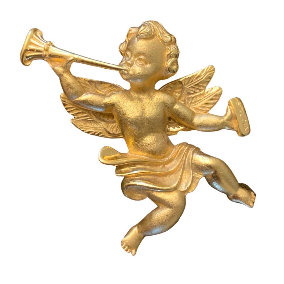 St. John Cherub Angel Sold Out Edition Pin/Brooch For Sale 2