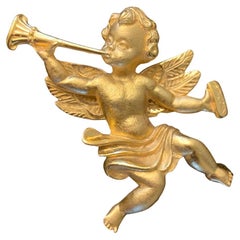 Antique St. John Cherub Angel Sold Out Edition Pin/Brooch