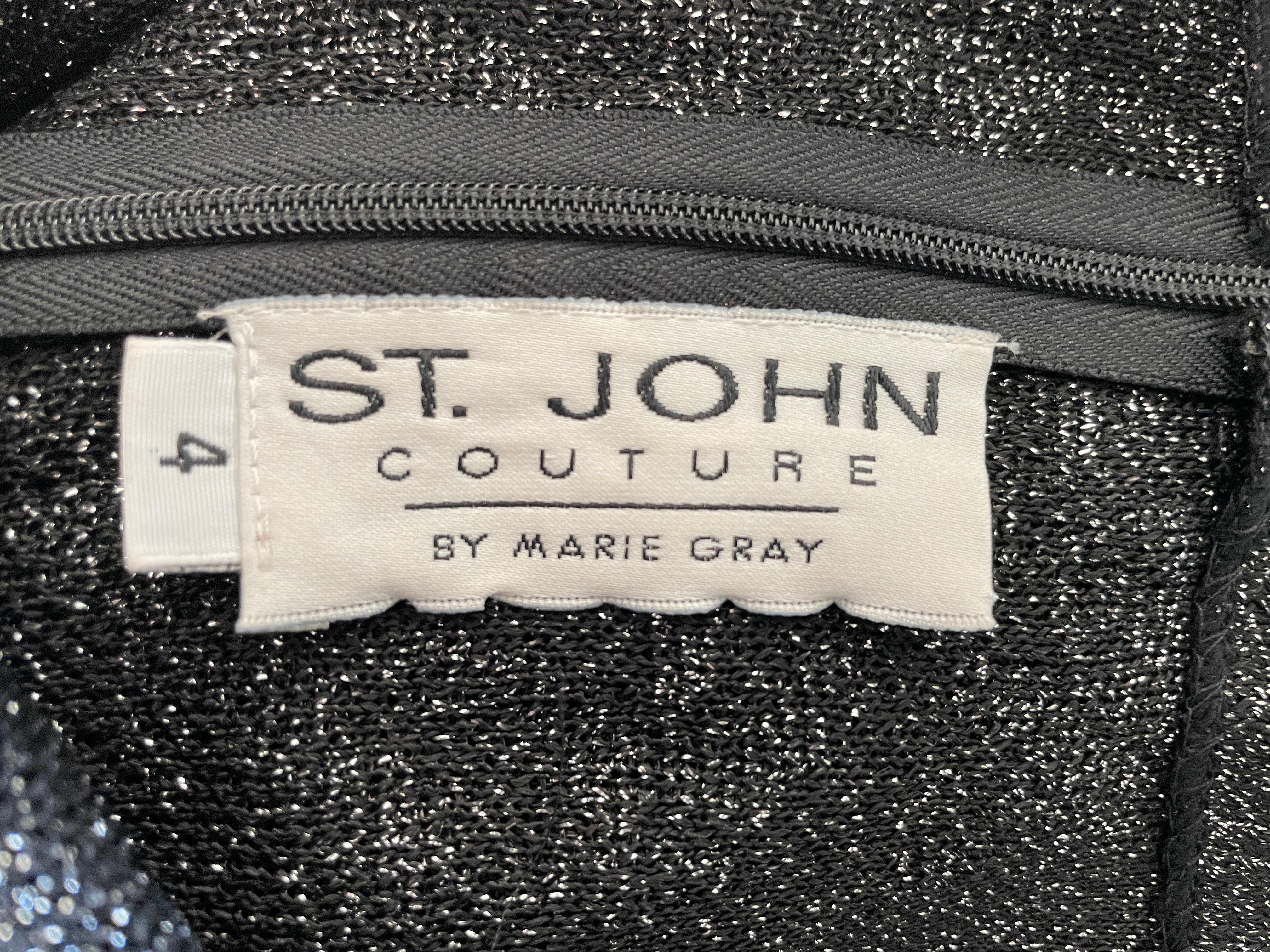 St John Couture by Marie Gray Vintage Halter Dress with ...