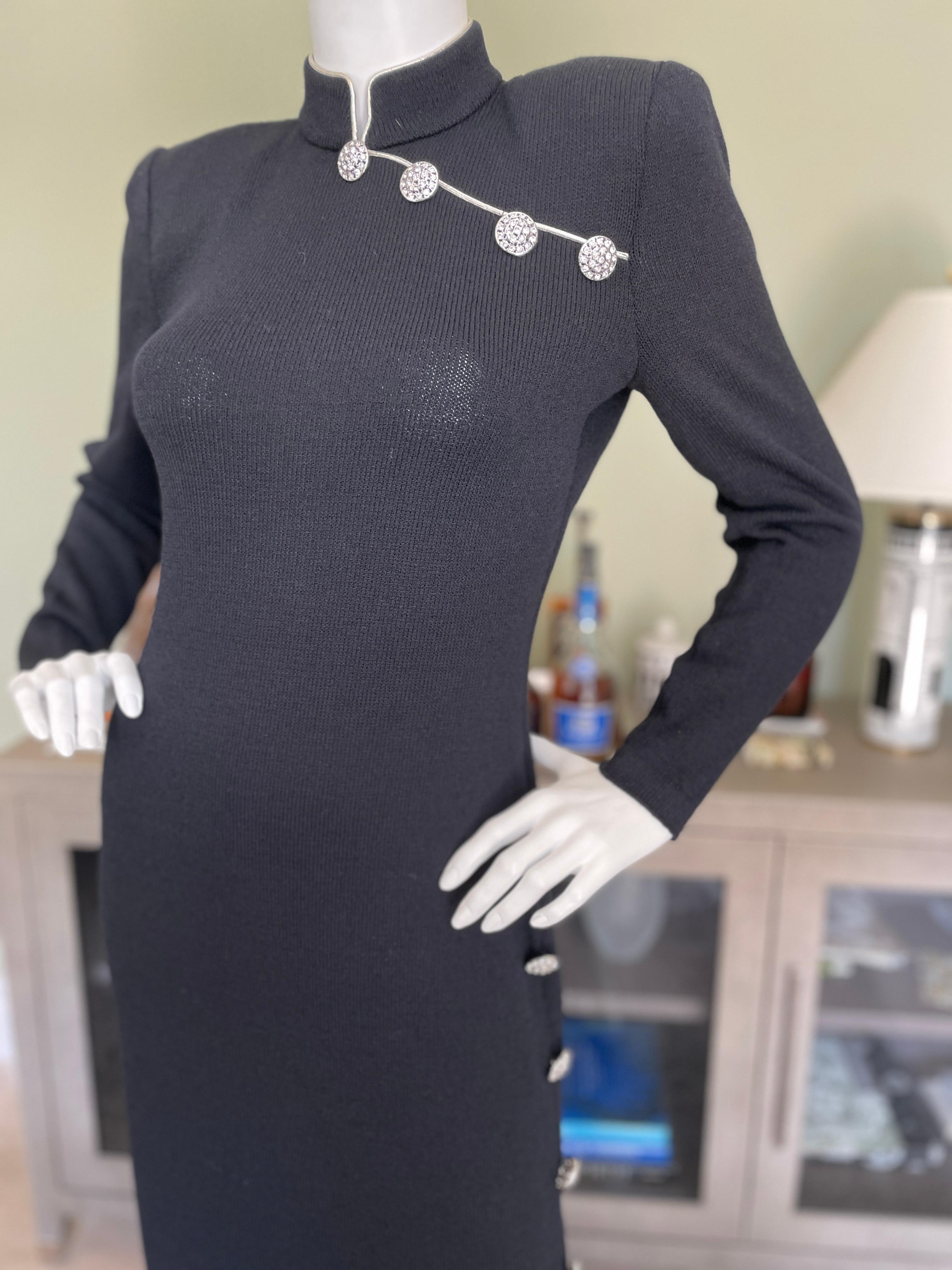 cheongsam black