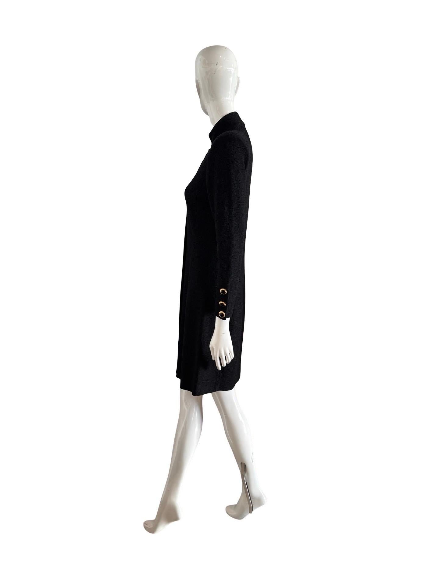 St John Vestido de punto negro de manga larga en Bueno estado para la venta en Miami, FL