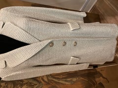 I. John Silver Metallic Coat Nouveau avec étiquettes