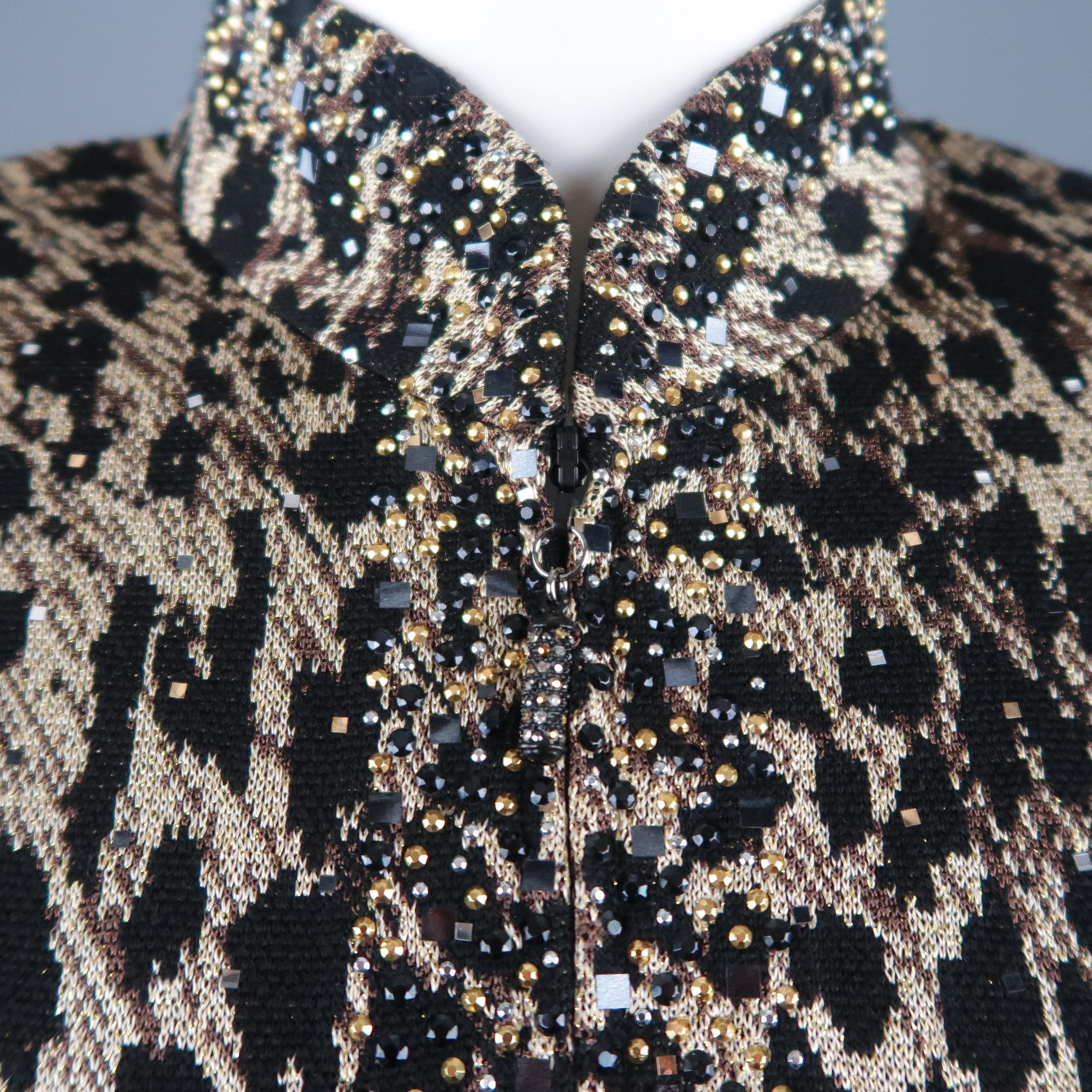 embellished jacket knit