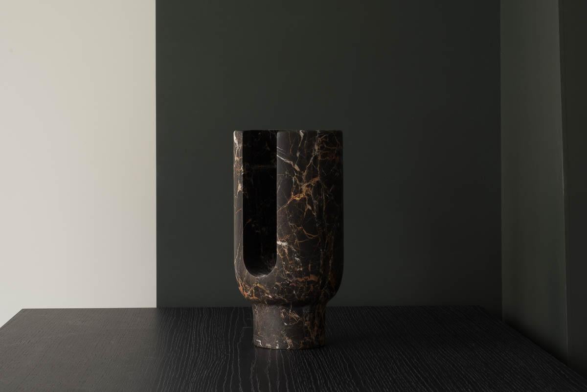 Modern St Laurent Lyra Candleholder by Dan Yeffet