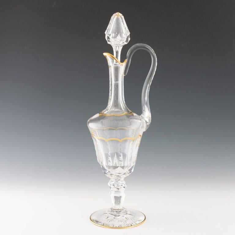 Pichet St Louis Claret avec six verres à vin Motif Excellence en vente 4