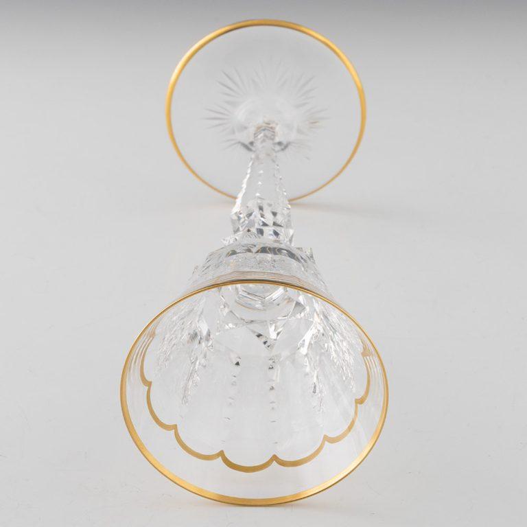 Pichet St Louis Claret avec six verres à vin Motif Excellence en vente 2