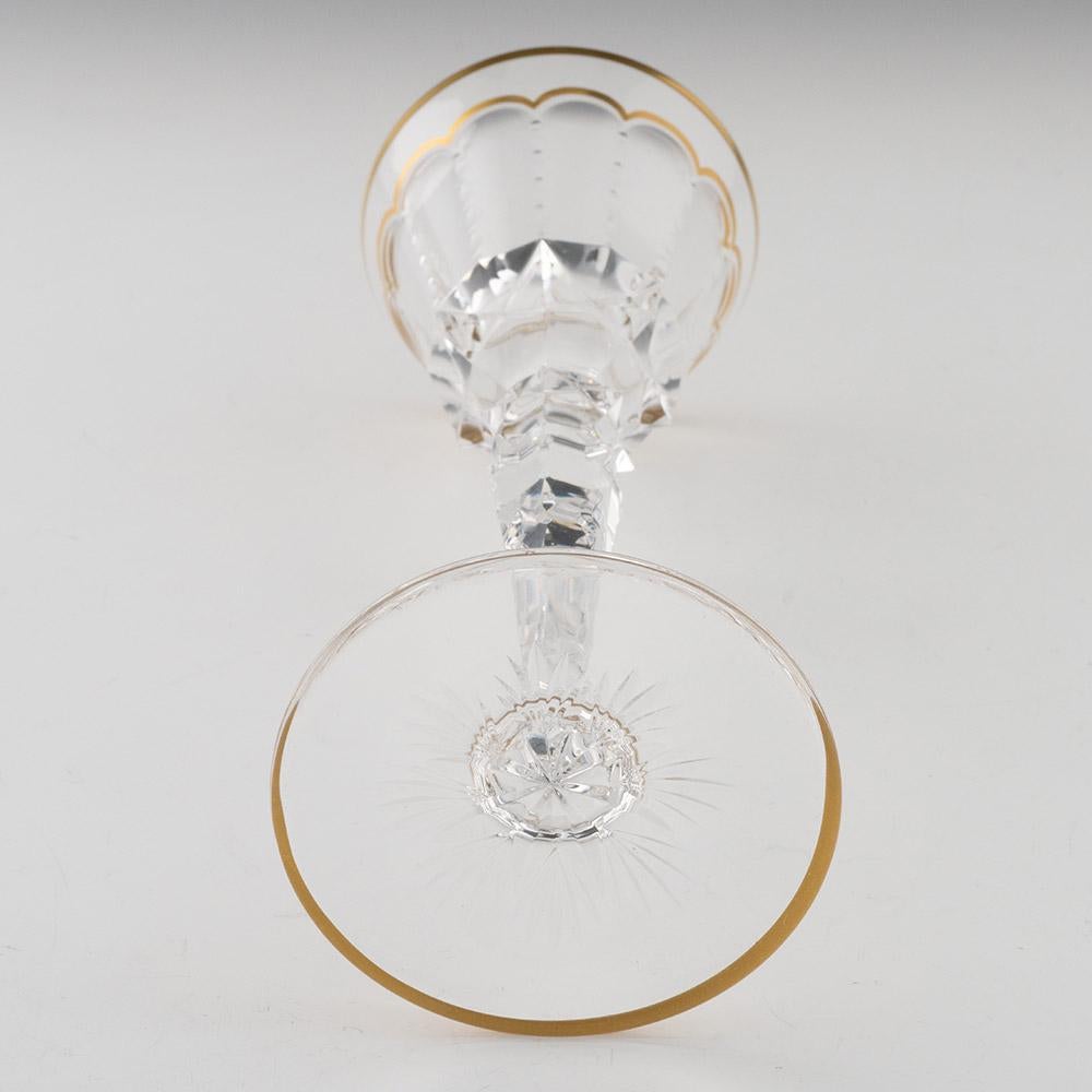 Pichet St Louis Claret avec six verres à vin Motif Excellence en vente 3