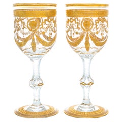 Antique St. Louis Congress Cordial Goblets
