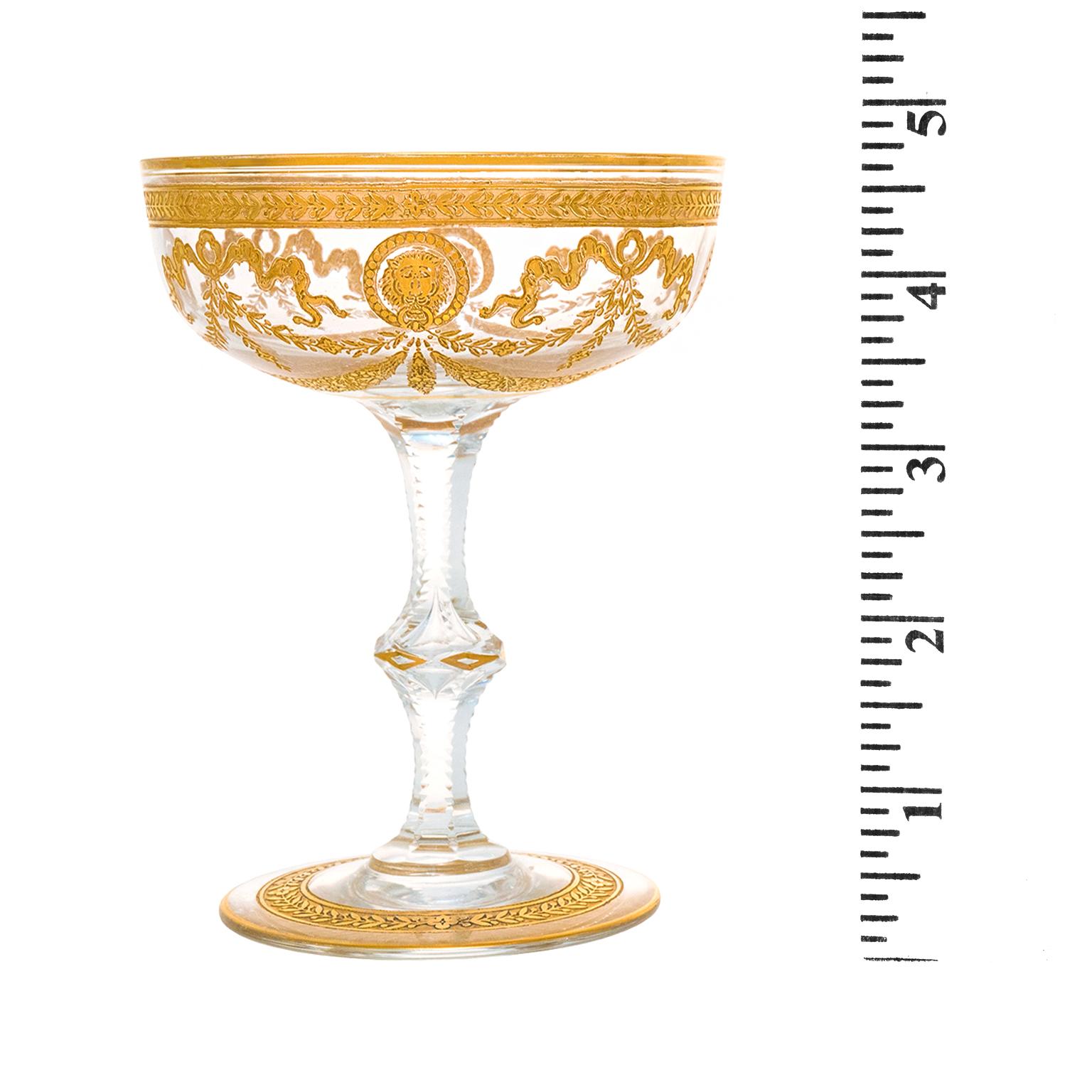 French St. Louis Congress Coupe Champagnes For Sale
