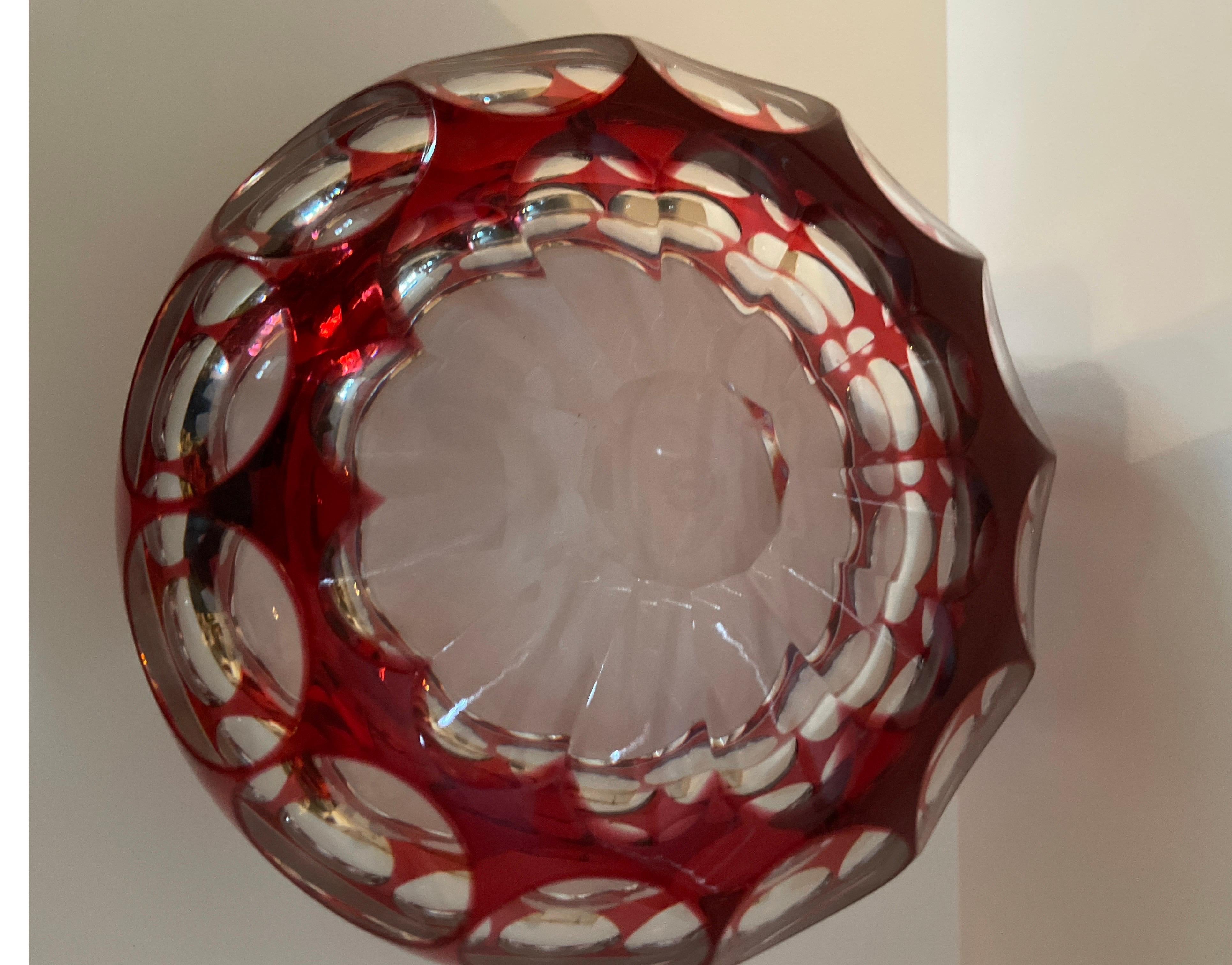 St. Louis Crystal Center Schale (20. Jahrhundert) im Angebot