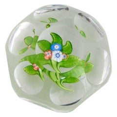 St Louis Nosegay Lampwork Paperweight c1850