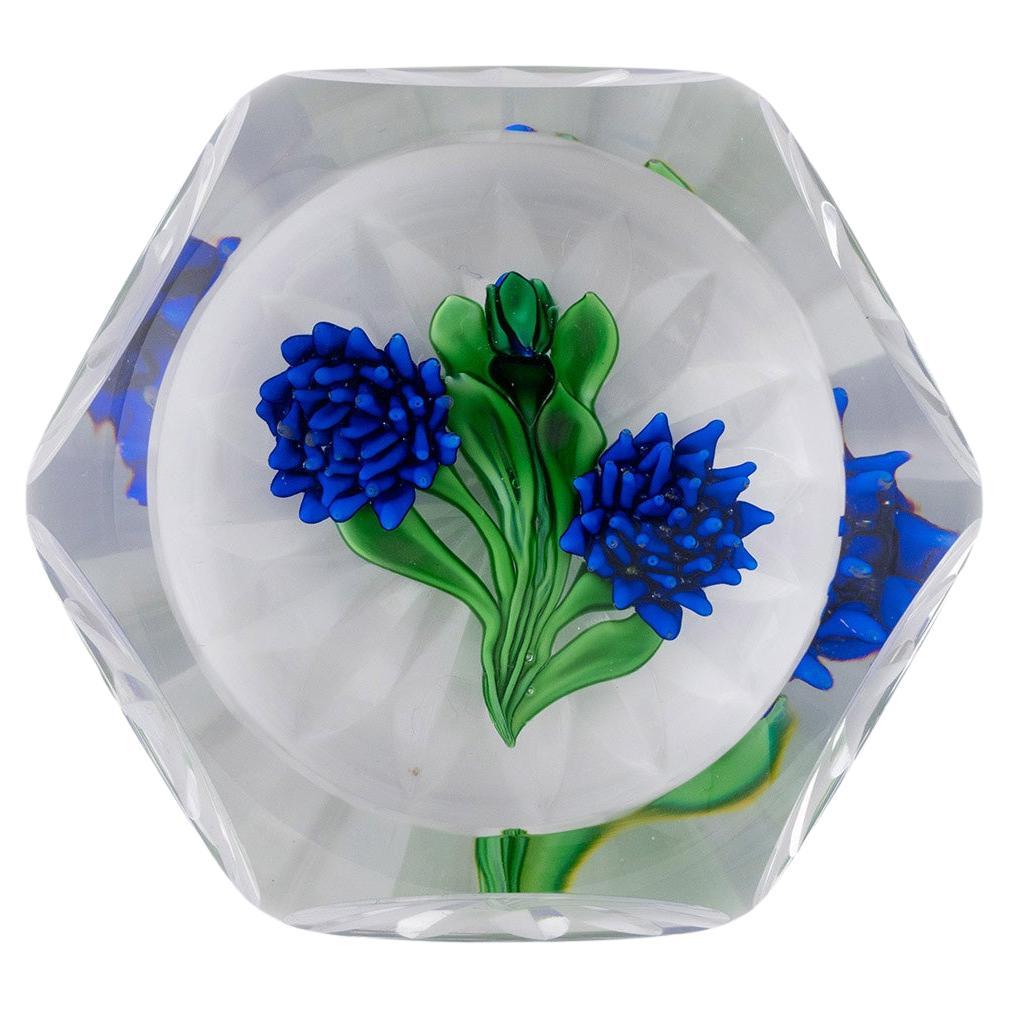 St Louis Briefbeschwerer Lampwork Blumen