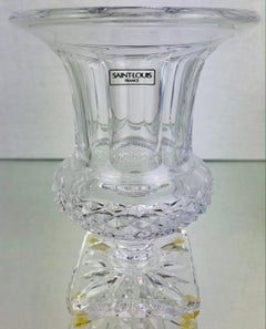 Vase de St. Louis Versailles en cristal clair finement taillé